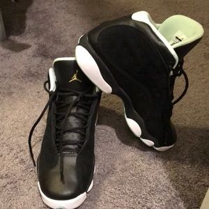black white and mint jordans